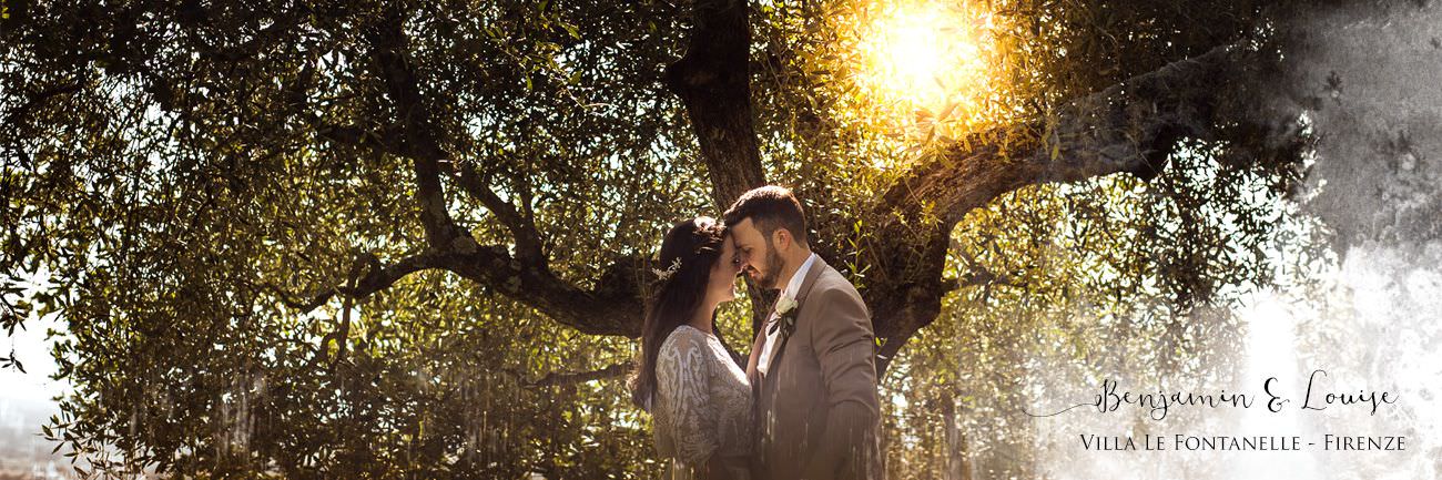 Benjamin e Louise a Villa Le Fontanelle Firenze