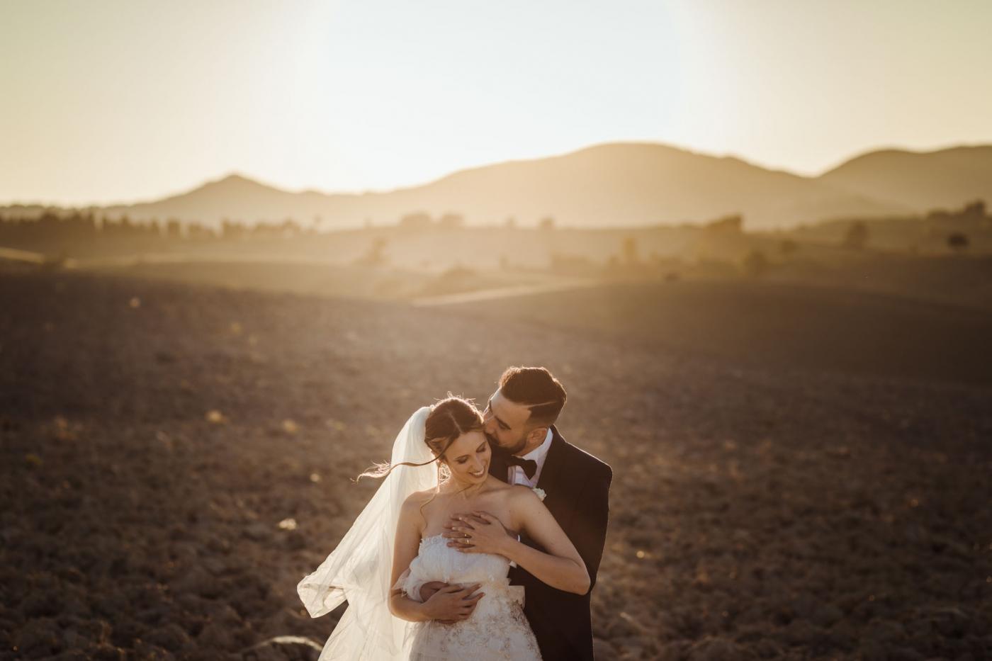 foto di matrimonio nella campagna toscana