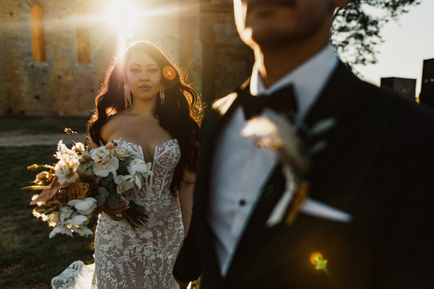 matrimonio al tramonto